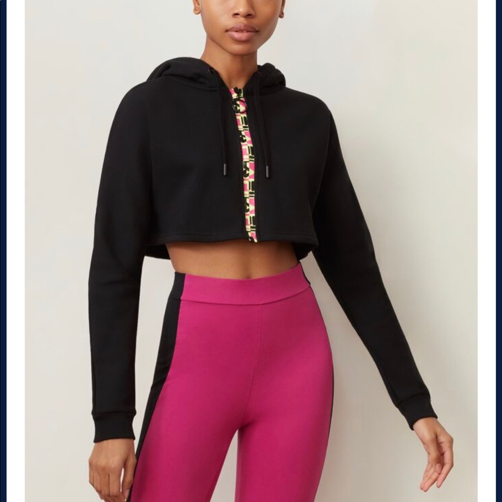FILA Alexa Zip Crop Hoodie